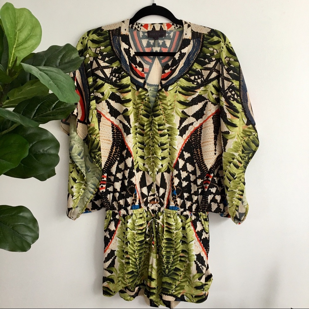 Hale Bob Kaja Crepe De Chine Romper View 3